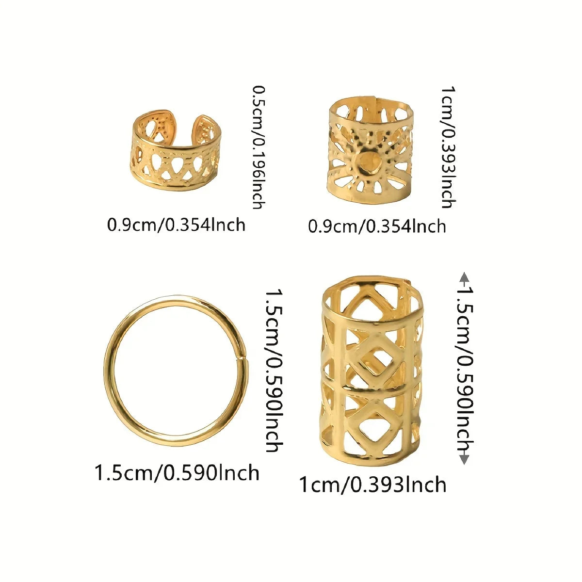 Bijoux pour Cheveux 80pcs